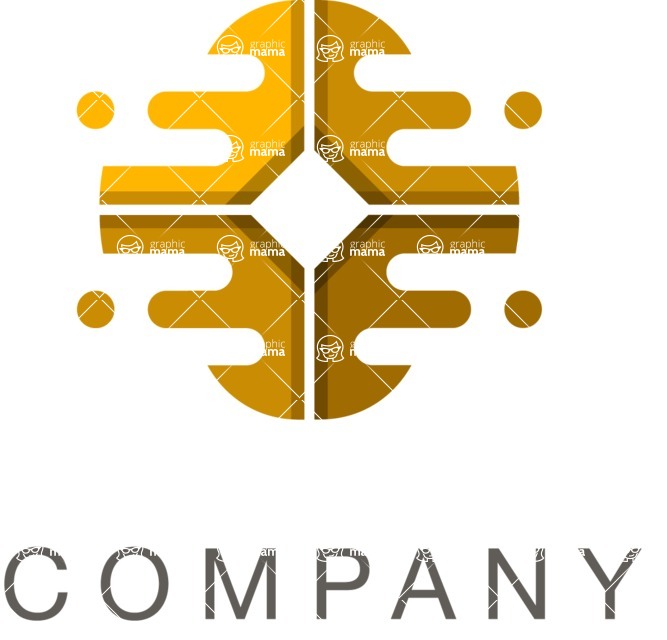 Business Logo Templates - vector graphics in a pack from GraphicMama - Vector Golden Business Brand Logo Design